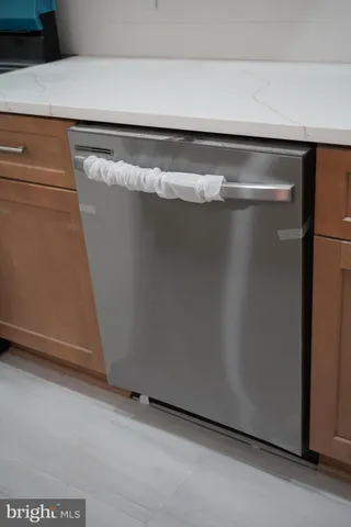 a close view of washer and dryer