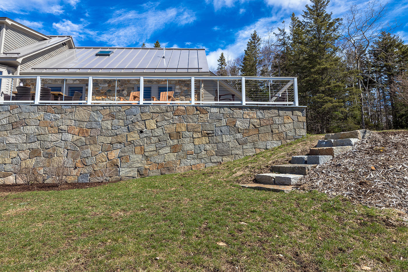 165 Howards Head Road Tenants Harbor, ME 04860 - Photo 59 of 60 Granite Steps to Back Yard