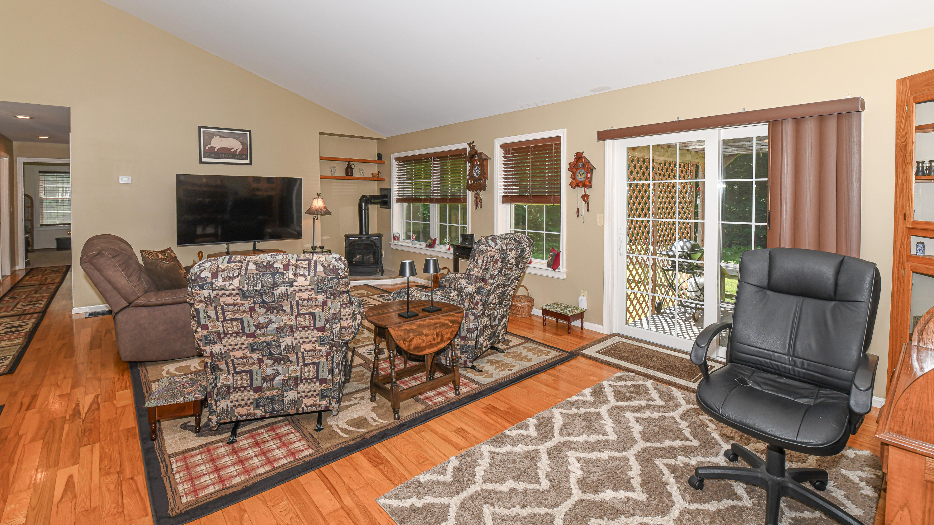 111 Edes Falls Road Harrison, ME 04040 - Photo 14 of 51 Den area in livingroom