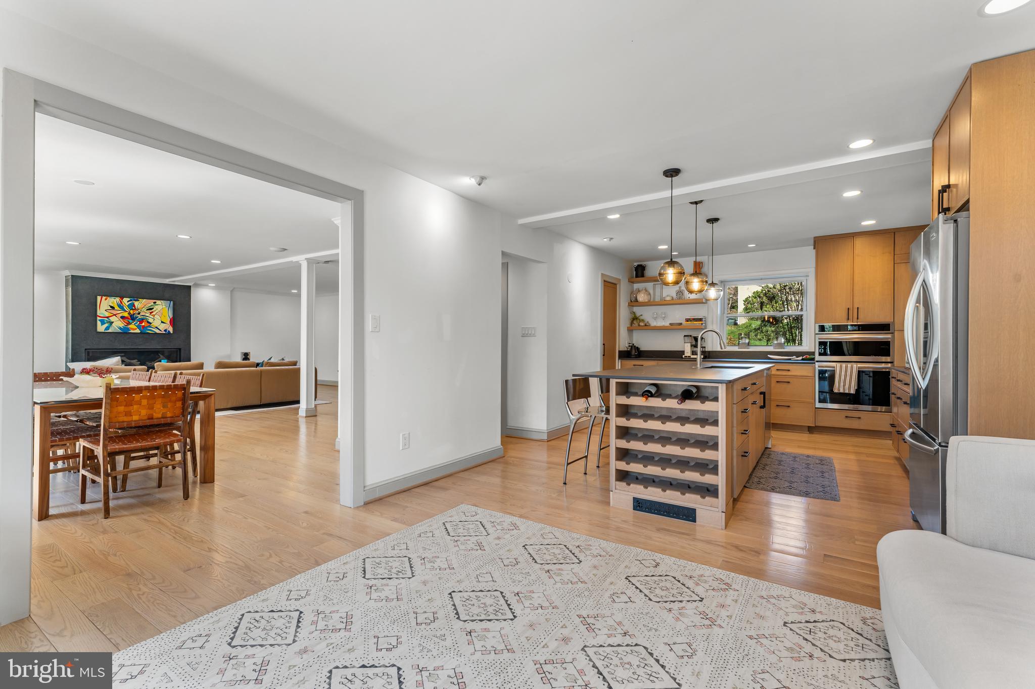 2820 Ellicott Street Northwest Washington, DC 20008 - Photo 13 of 43 a view of kitchen with dining table and chairs