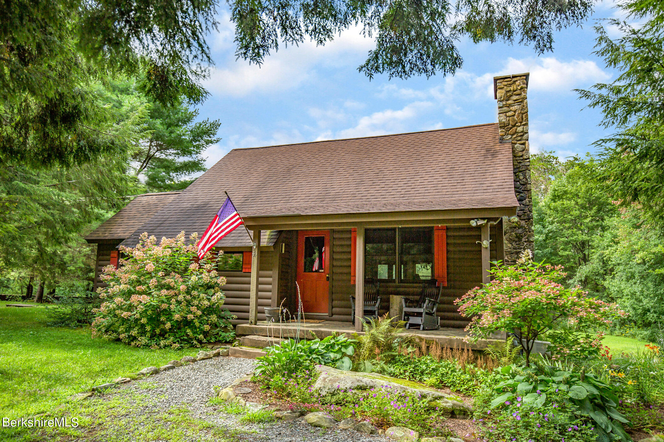 front view of house with a yard