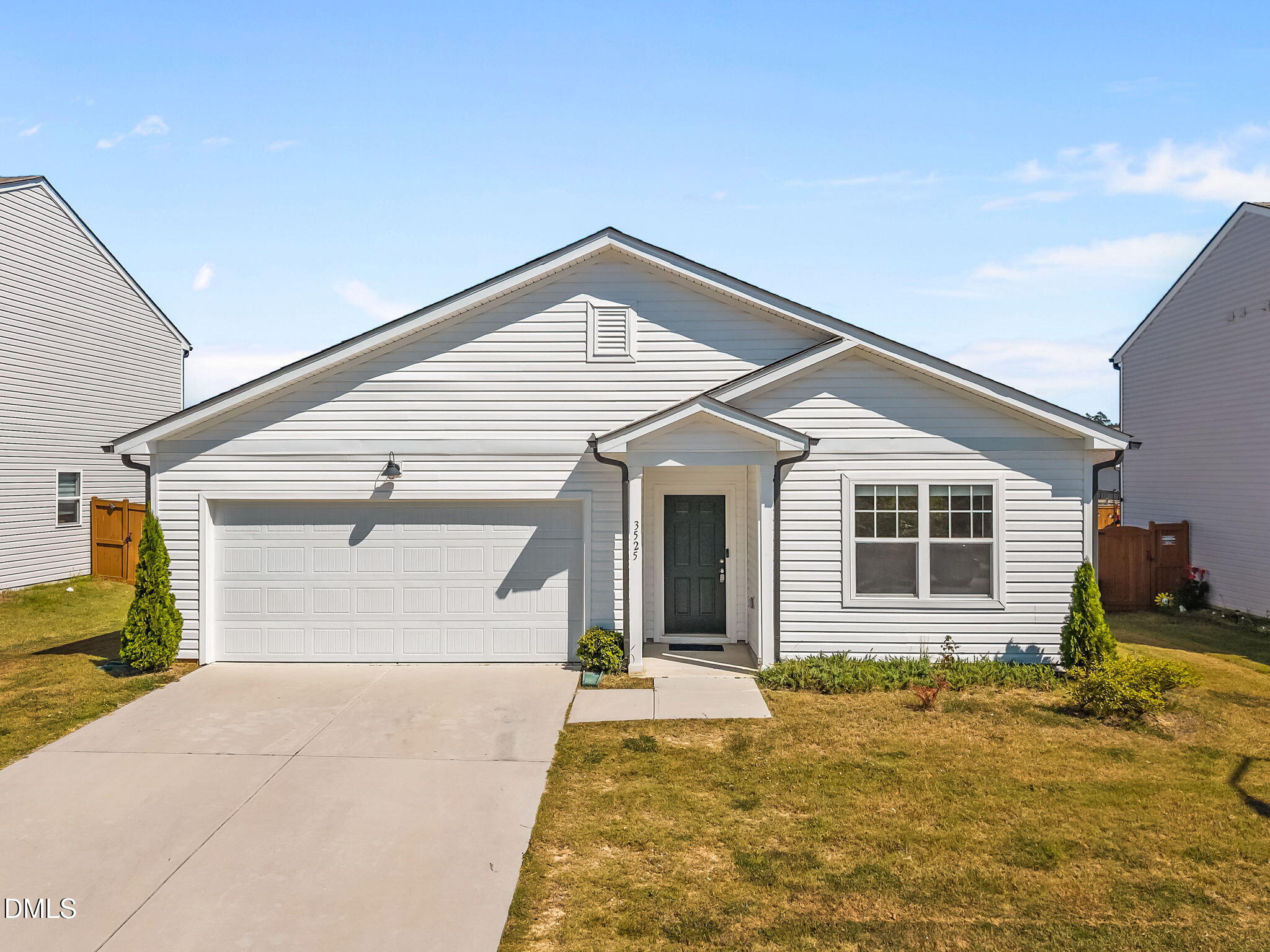 a backyard of a house