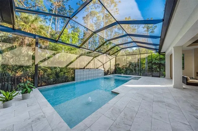 a view of small yard