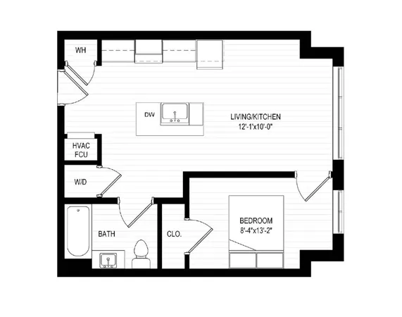 a picture of a bench in front of a wall