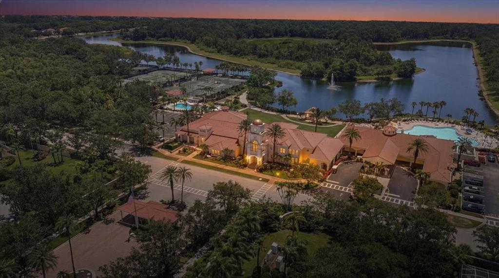 5546 Modena Place Sarasota, FL 34238 - Photo 63 of 67 an aerial view of residential house with outdoor space and river