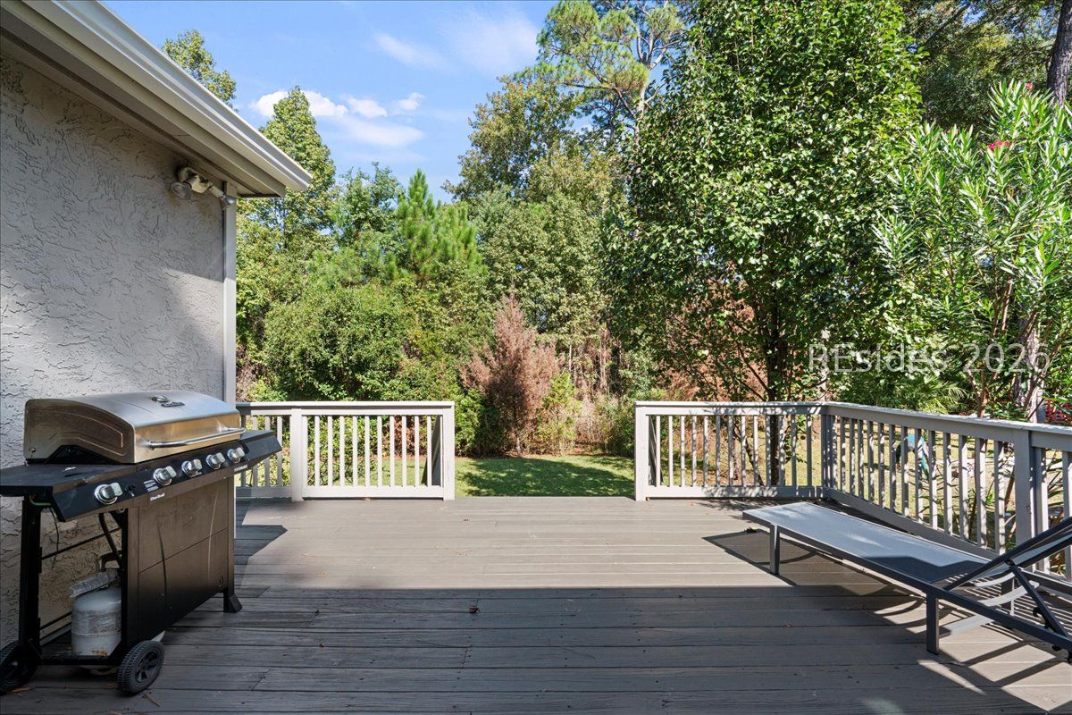 74 Otter Road Hilton Head Island, SC 29928 - Photo 32 of 41 Large back Deck off dining room