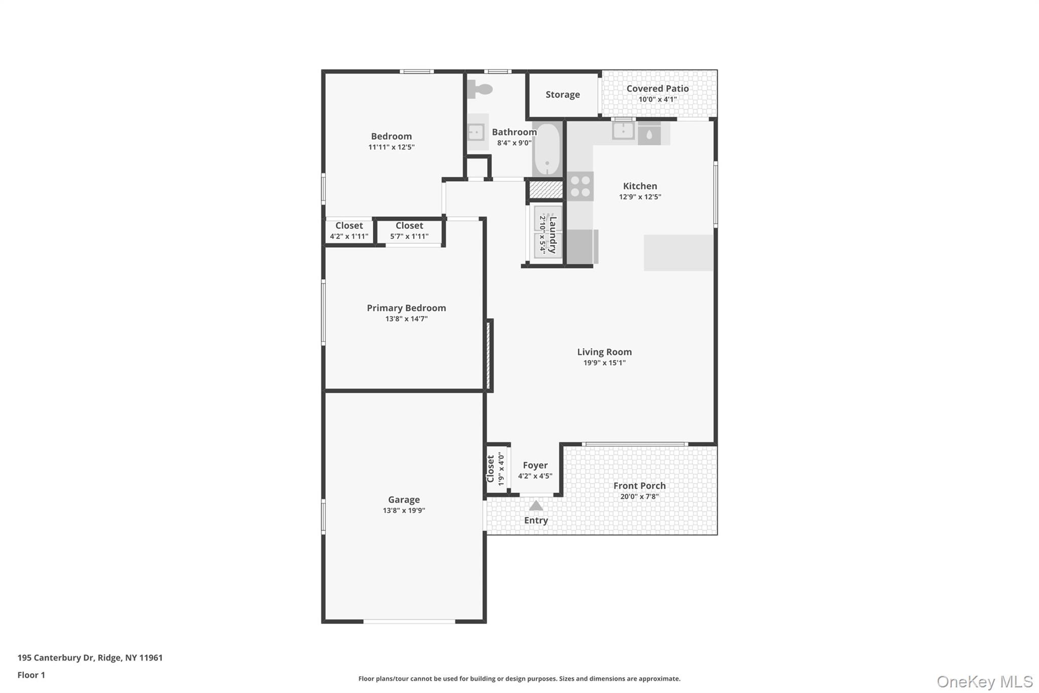 195 Canterbury Drive Ridge, NY 11961 - Photo 26 of 26 a picture of a floor plan