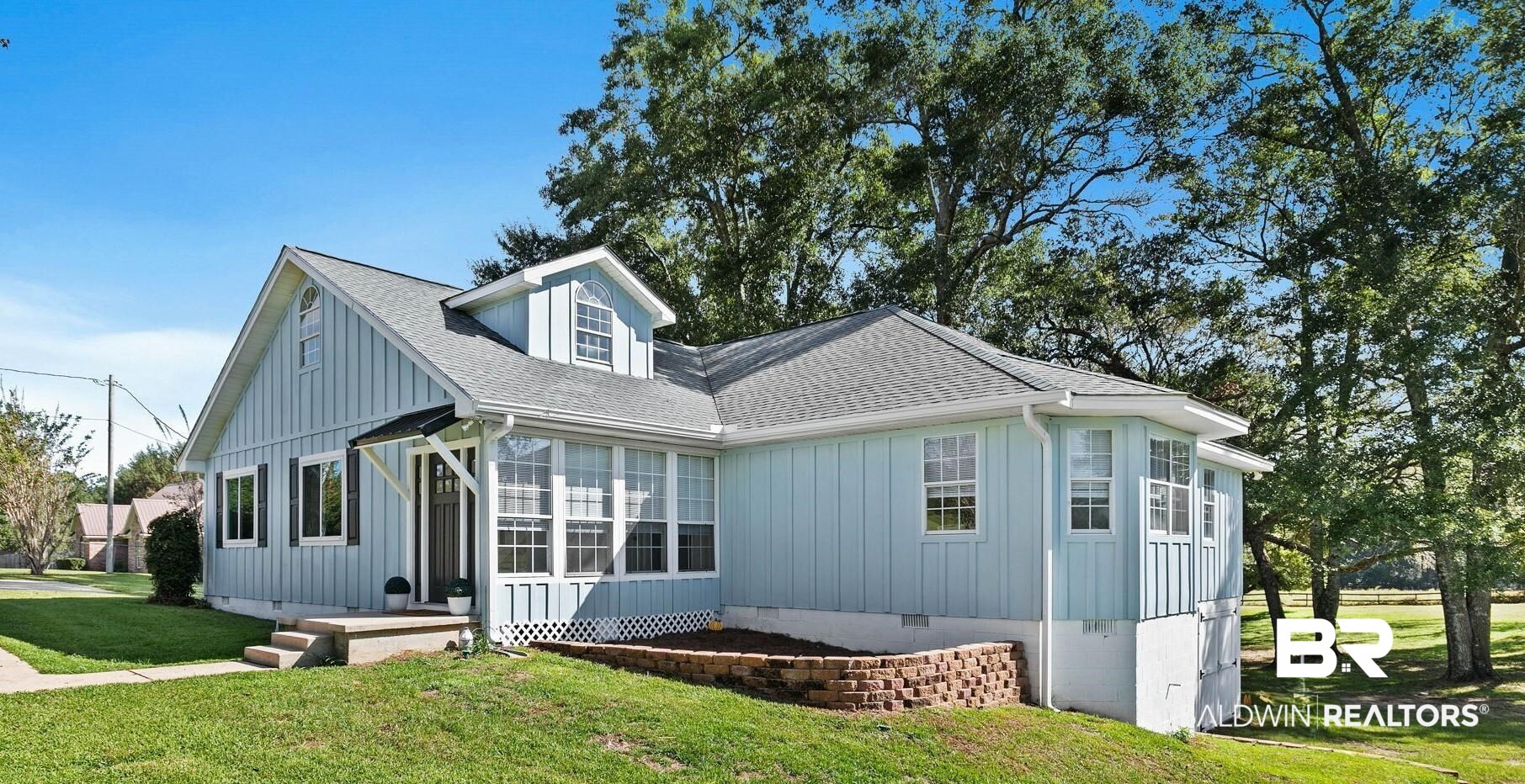 35650 Spring Road North Stapleton, AL 36578 - Photo 1 of 70 Property featuring a shingled roof, a yard, crawl space, and hardie siding