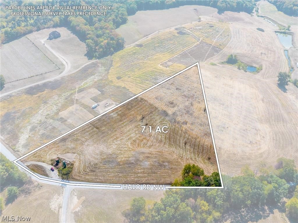 7100 Halo Road Northwest Dellroy, OH 44620 - Photo 1 of 10 View of rural area featuring property parcel outlined
