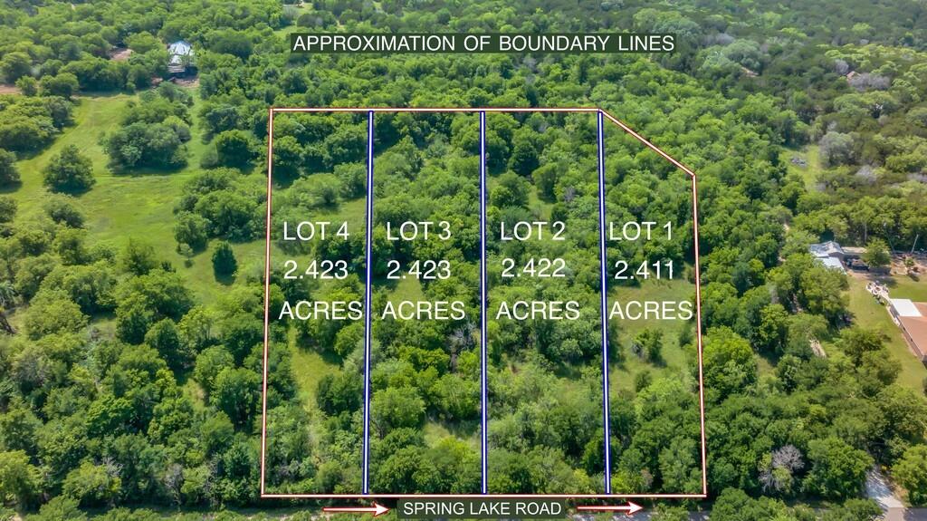 Tbd Spring Lake Road, Unit LOT 1 Elm Mott, TX 76640 - Photo 1 of 5 a view of a yard with a house and a plant