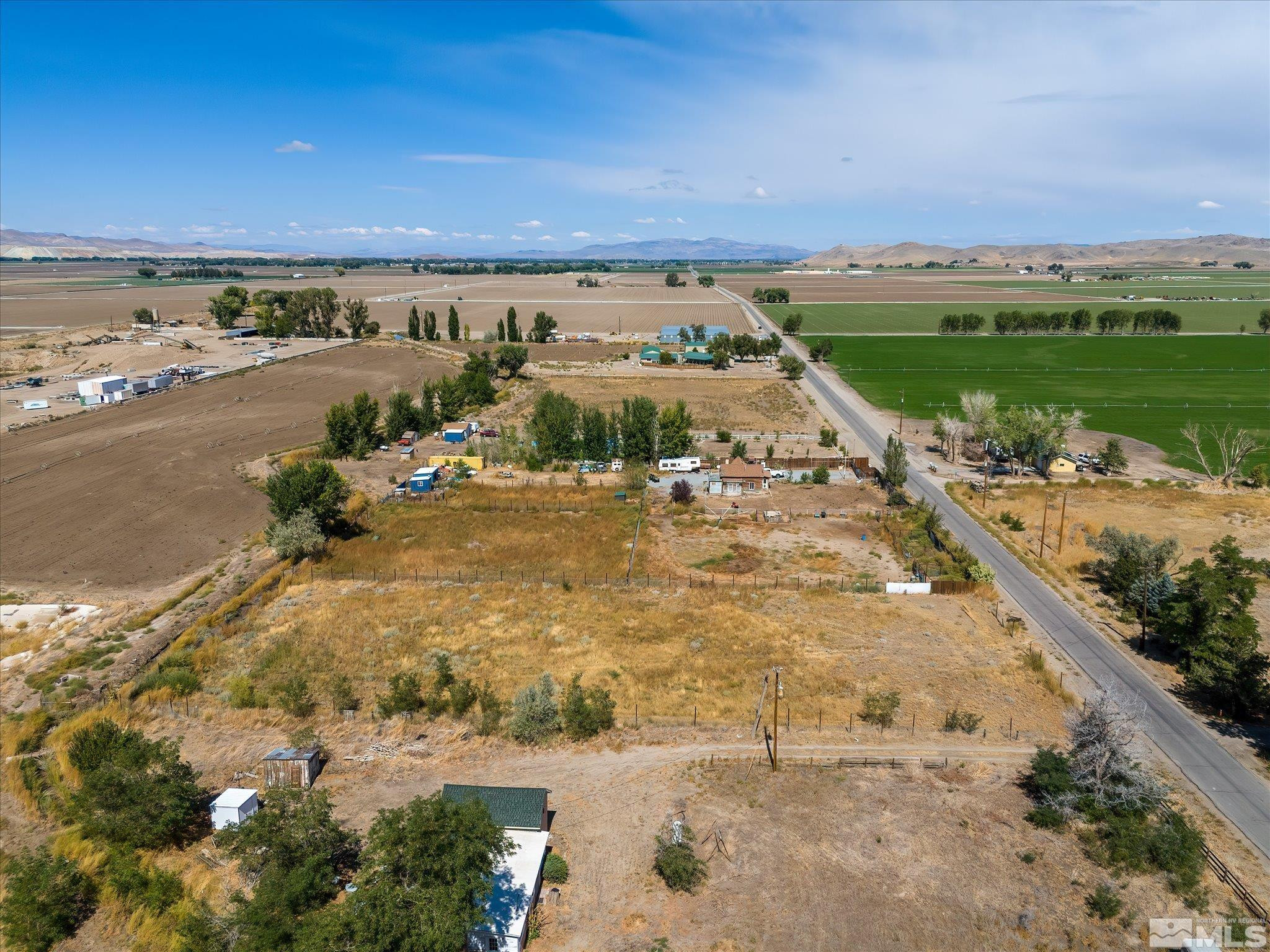 Mac MacKenzie Lane Yerington, NV 89447 - Photo 18 of 24 an aerial view of a houses with outdoor space