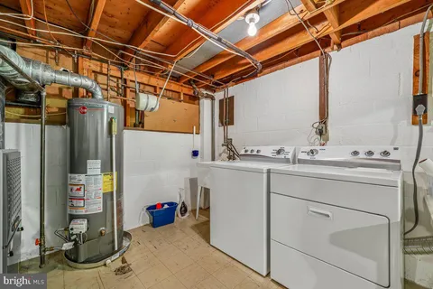 a view of storage and utility room