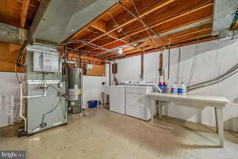 a view of storage and utility room