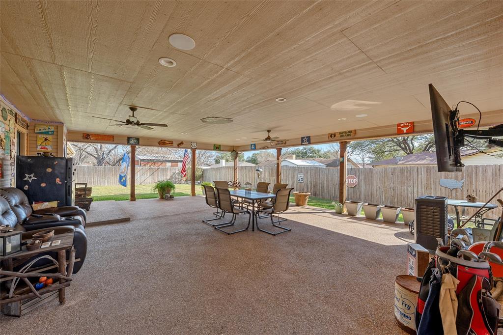 900 Elizabeth Drive Robinson, TX 76706 - Photo 28 of 35 a view of a patio with table and chairs