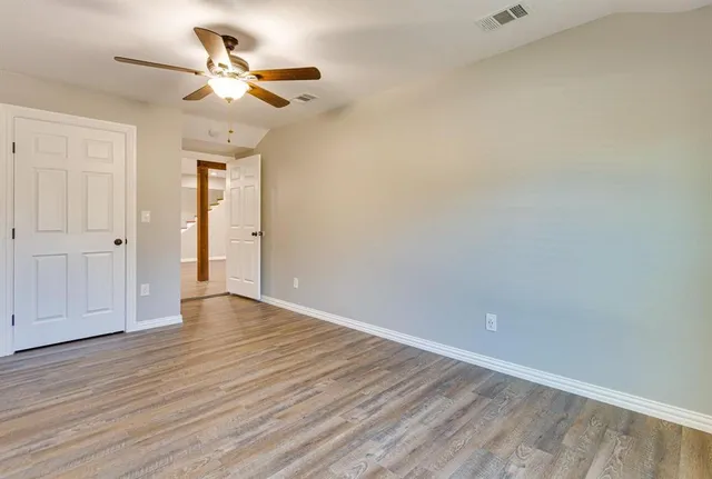 wooden floor in an empty room
