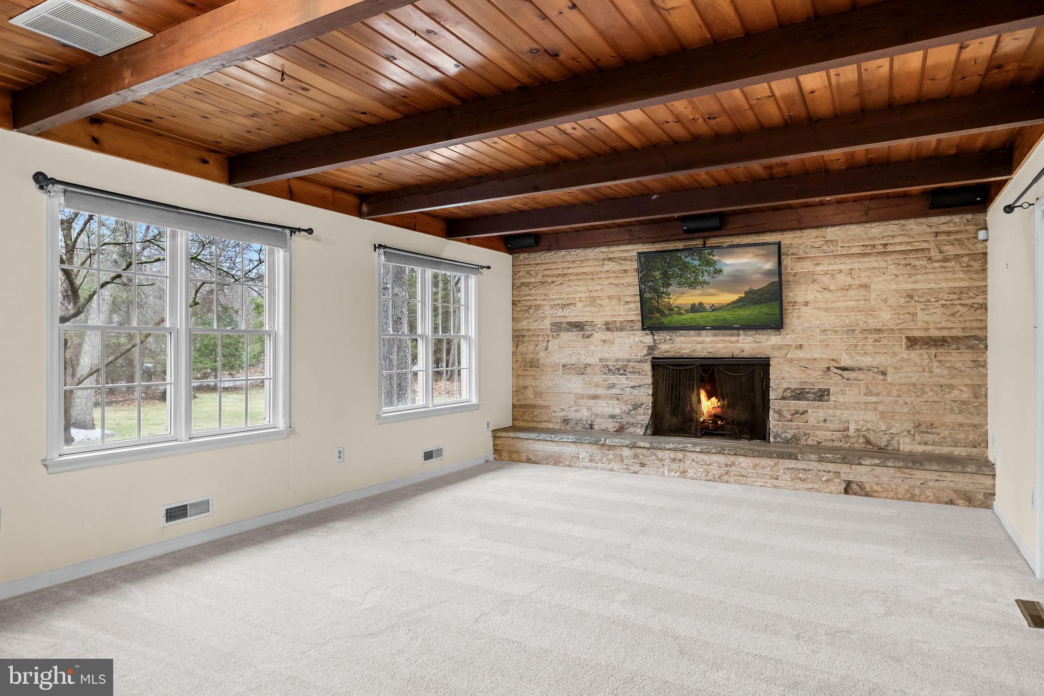 528 Kettle Run Road Marlton, NJ 08053 - Photo 7 of 43 Stone fireplace