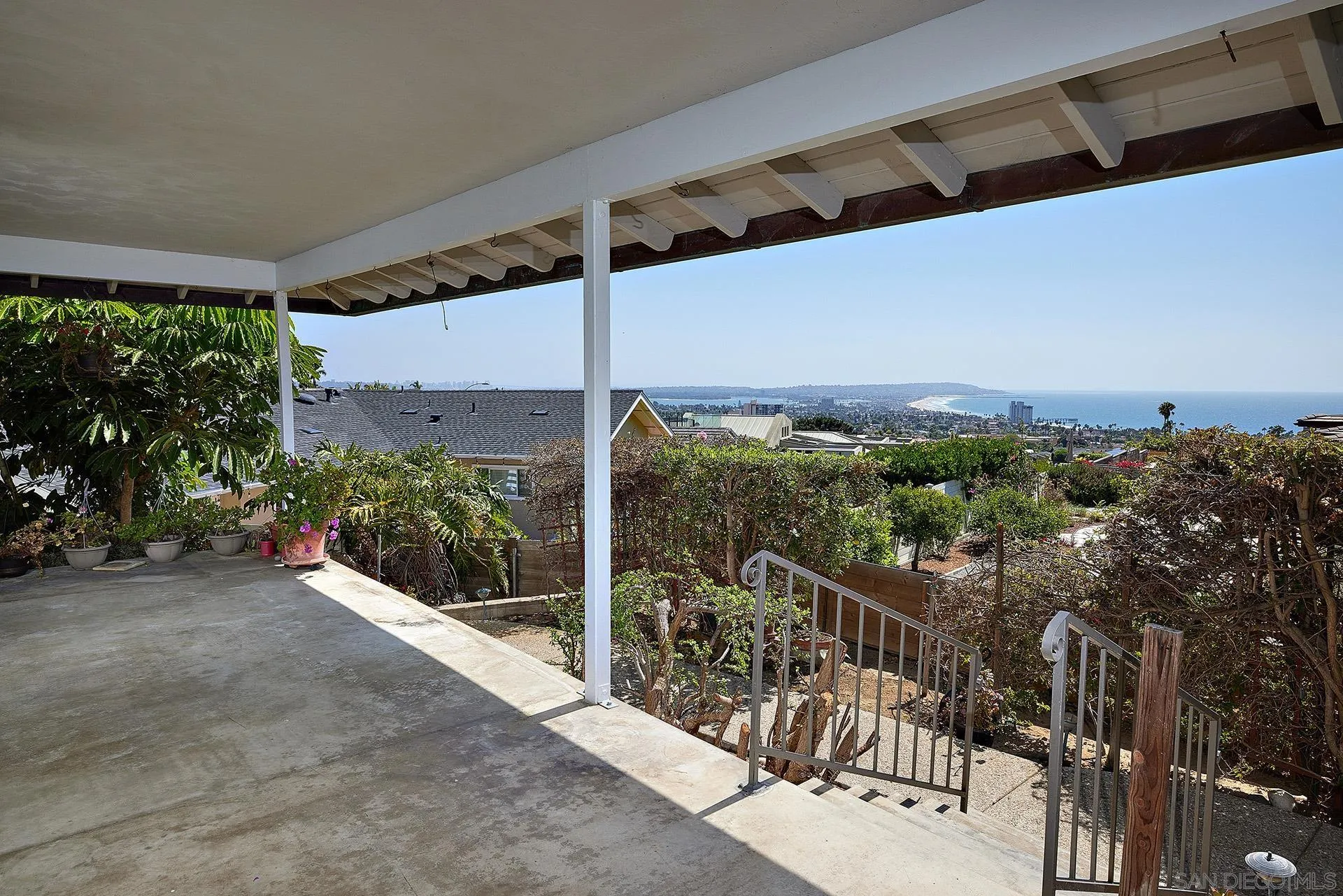 5560 Moonlight Lane La Jolla, CA 92037 - Photo 13 of 48 a view of a balcony with an outdoor space
