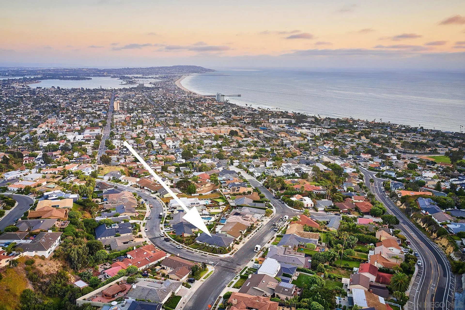 5560 Moonlight Lane La Jolla, CA 92037 - Photo 48 of 48 an aerial view of multiple house
