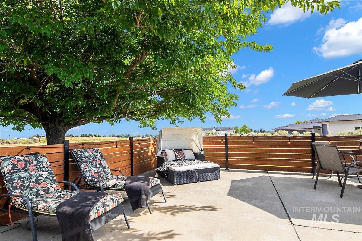 8365 Rustin Road Middleton, ID 83644 - Photo 36 of 48 View of patio featuring an outdoor living space