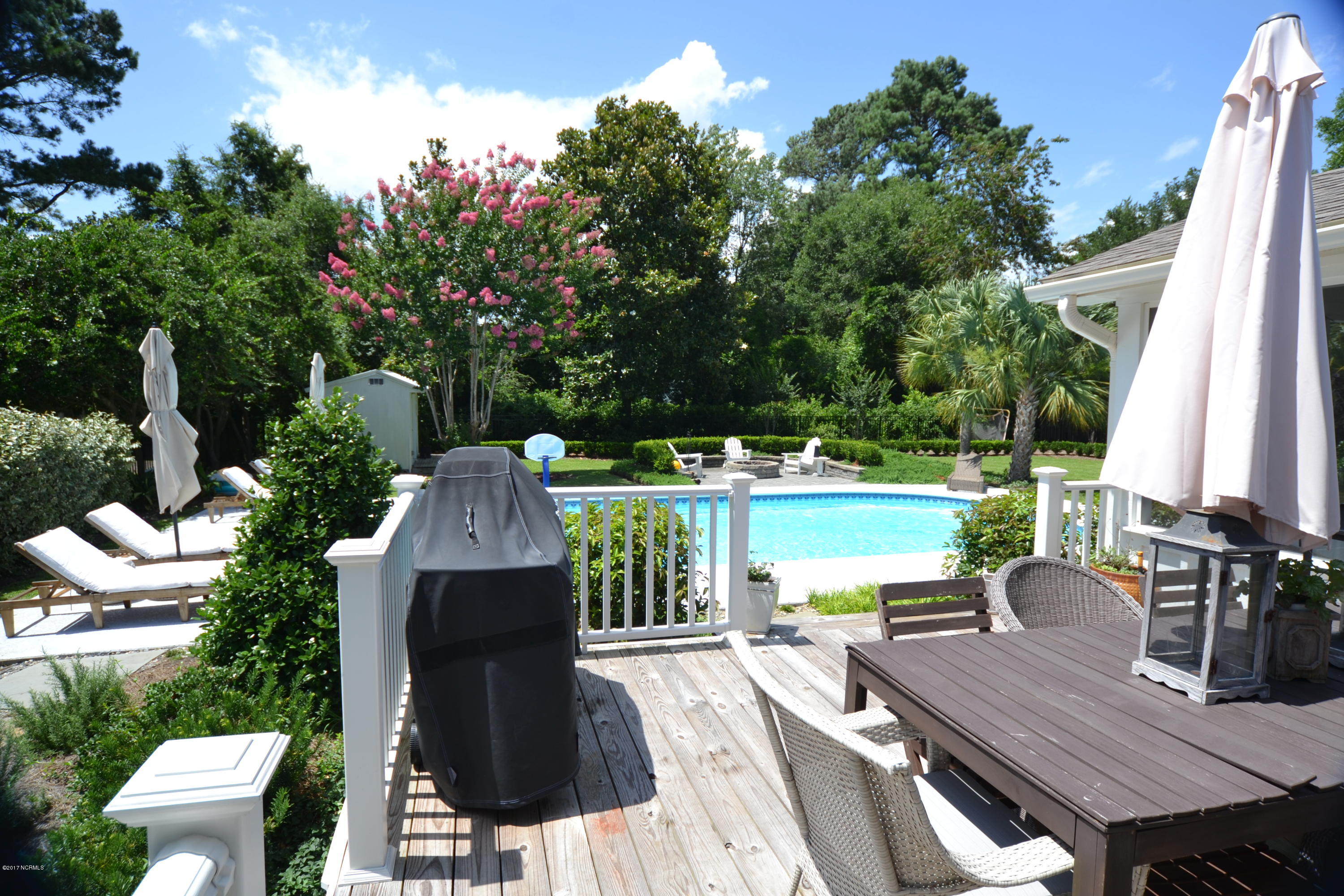 213 Bretonshire Road Wilmington, NC 28405 - Photo 18 of 26 Back Deck and Yard