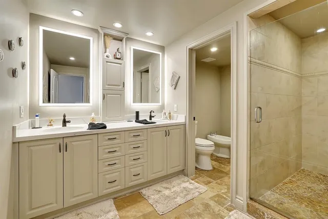 a view of a balcony with an ocean view