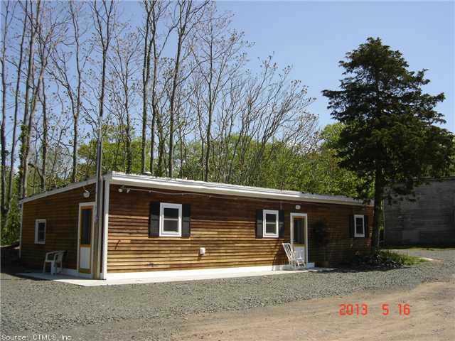 a view of a house with a patio