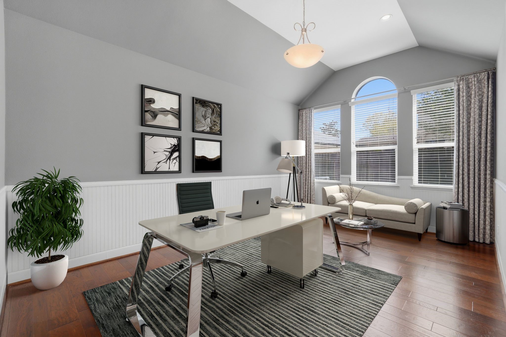 2118 Cias Trail Lane Spring, TX 77386 - Photo 6 of 46 Spacious private office with french doors at the front of the home! V- Staged