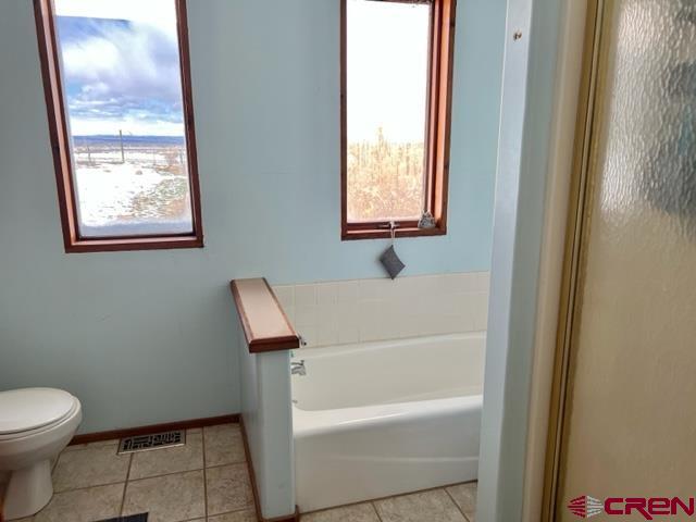 64130 Peach Valley Road Crawford, CO 81415 - Photo 18 of 33 a bathroom with a toilet and a bathtub