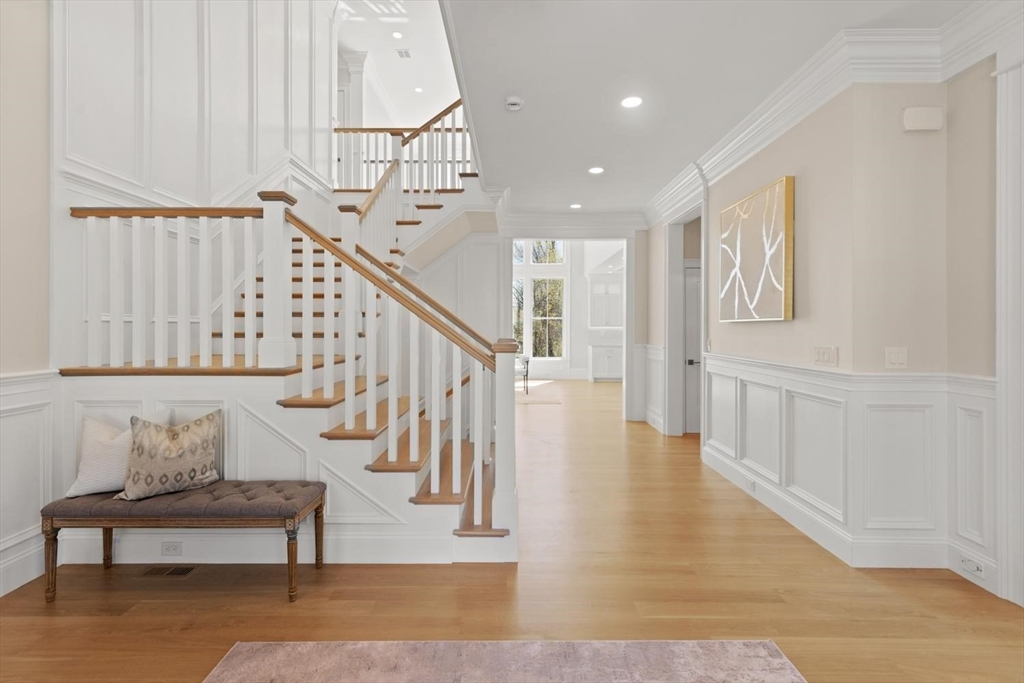 320 Concord Avenue Lexington, MA 02421 - Photo 4 of 40 a view of entryway and hall with wooden floor