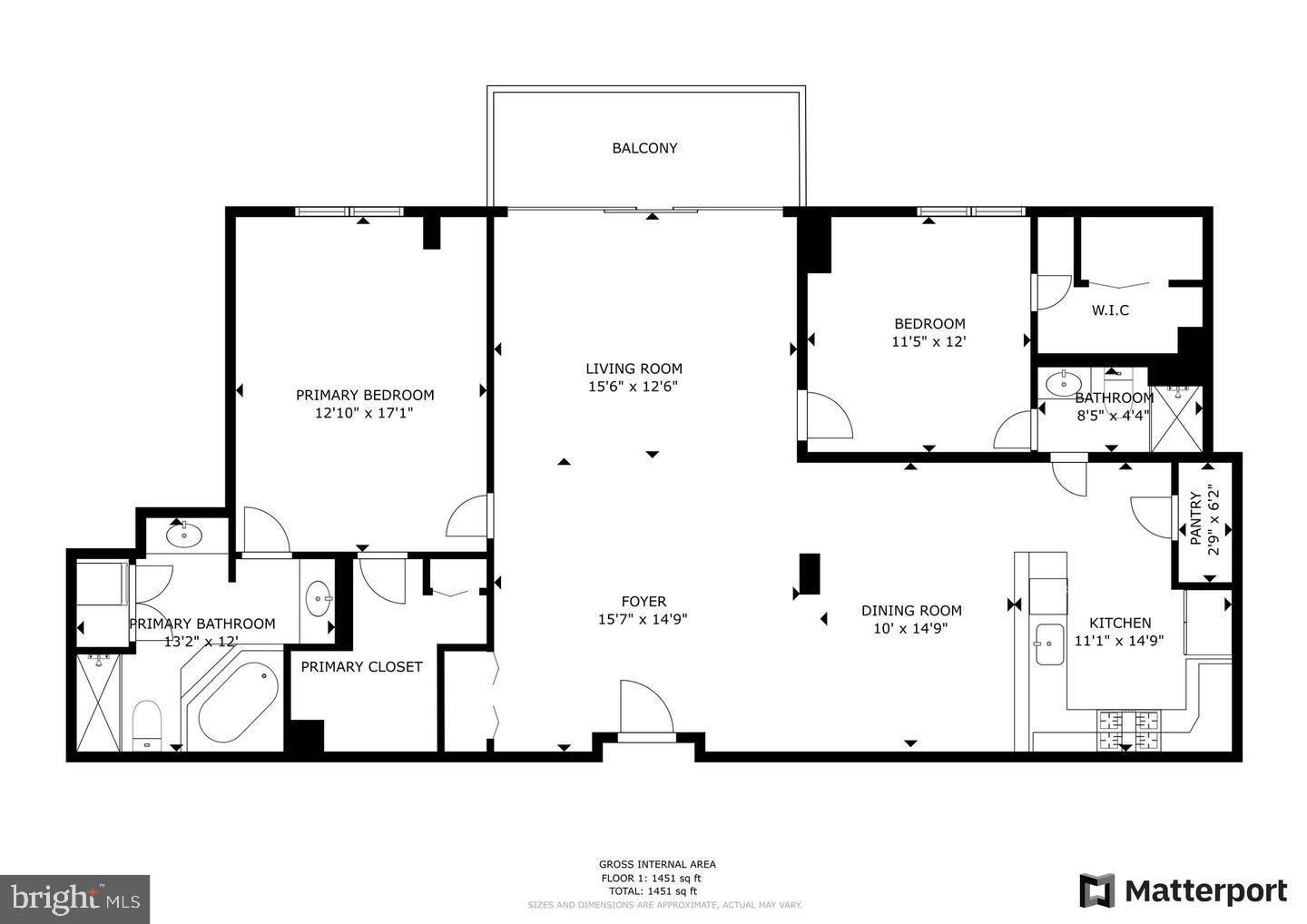 1515 South Arlington Ridge Road, Unit 603 Arlington, VA 22202 - Photo 27 of 39 a picture of floor plan