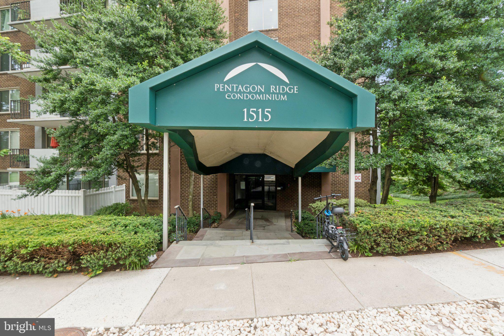 1515 South Arlington Ridge Road, Unit 603 Arlington, VA 22202 - Photo 28 of 39 a sign on the side of a building