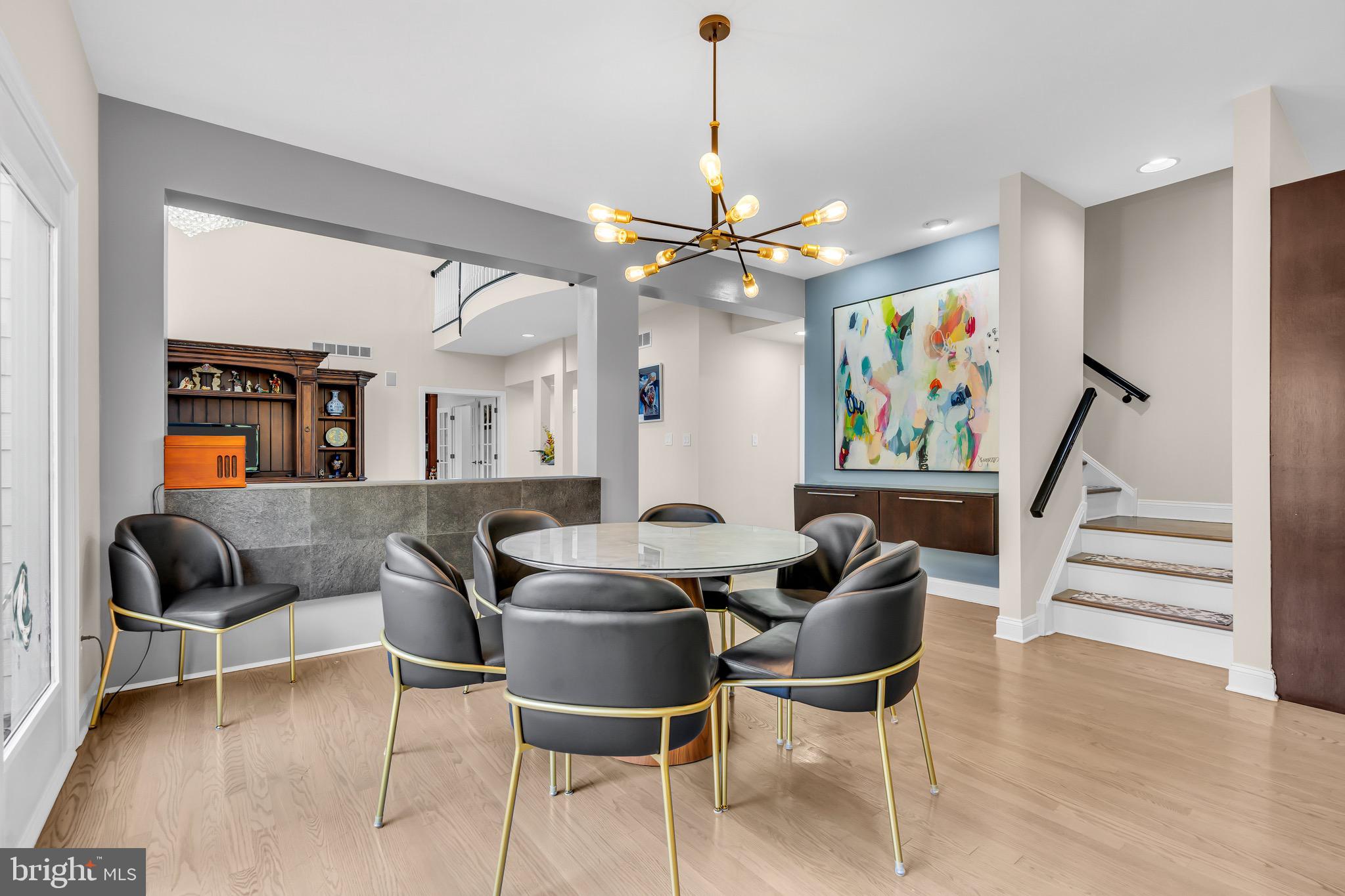 62 Stone Cliff Road Princeton, NJ 08540 - Photo 21 of 61 Breakfast Area with Back Staircase