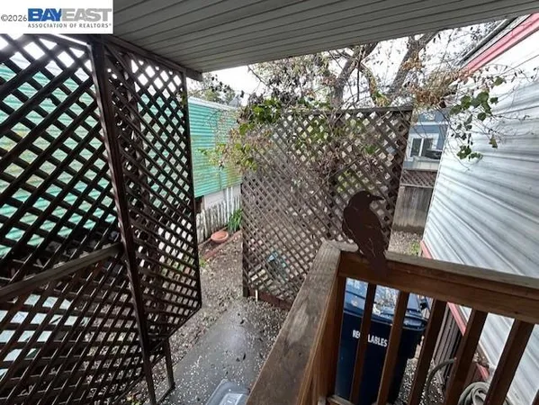 a backyard of a house