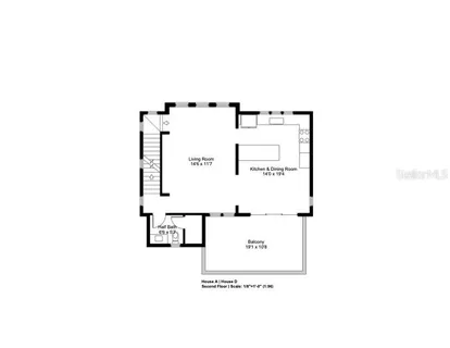 a picture of a floor plan