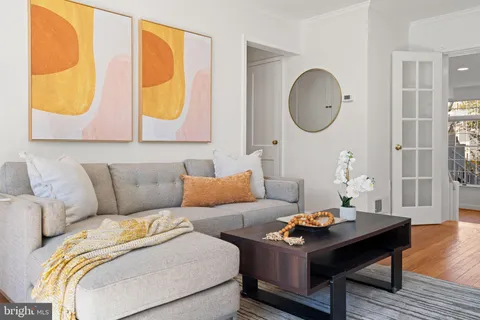 a room with furniture and a window