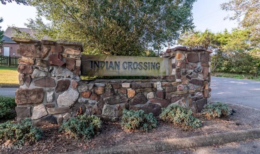 Indian Crossing Sign