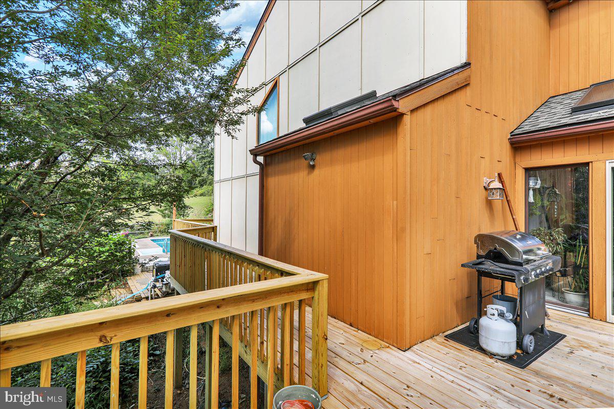 120 Deysher Road Fleetwood, PA 19522 - Photo 34 of 50 a view of outdoor space with wooden deck and furniture