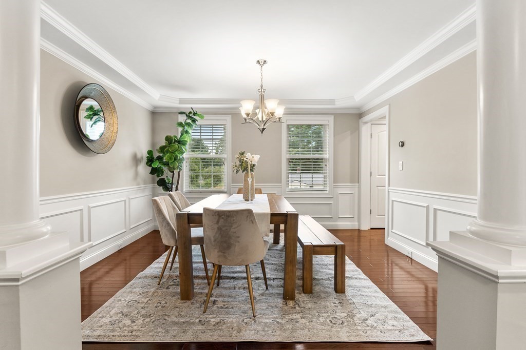 2 Georgianna Road Billerica, MA 01821 - Photo 13 of 41 a view of a dining room with furniture and window