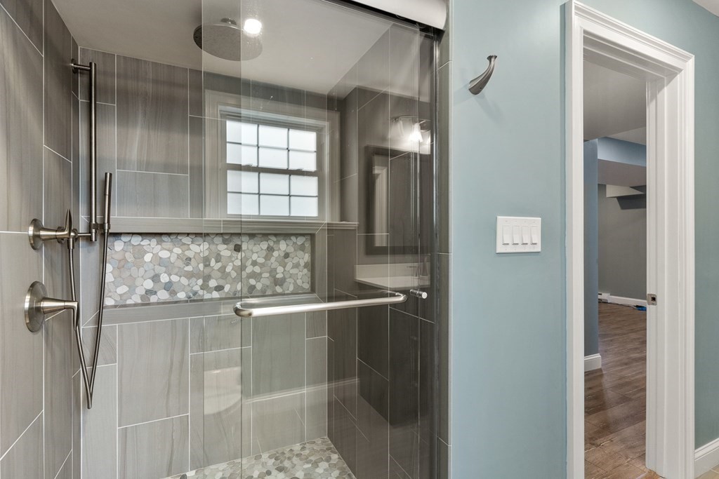 2 Georgianna Road Billerica, MA 01821 - Photo 36 of 41 a bathroom with a shower and a sink