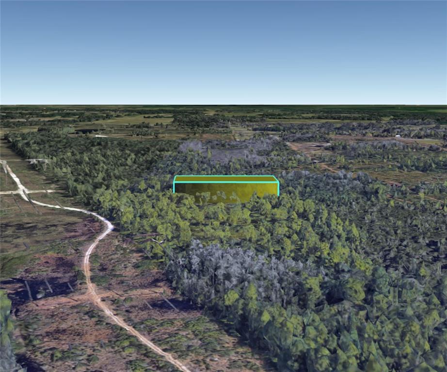 a view of a water with a building