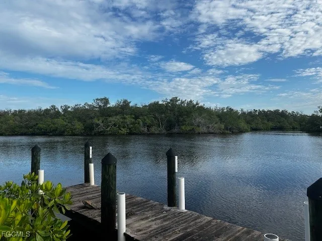a view of a lake from a balcony