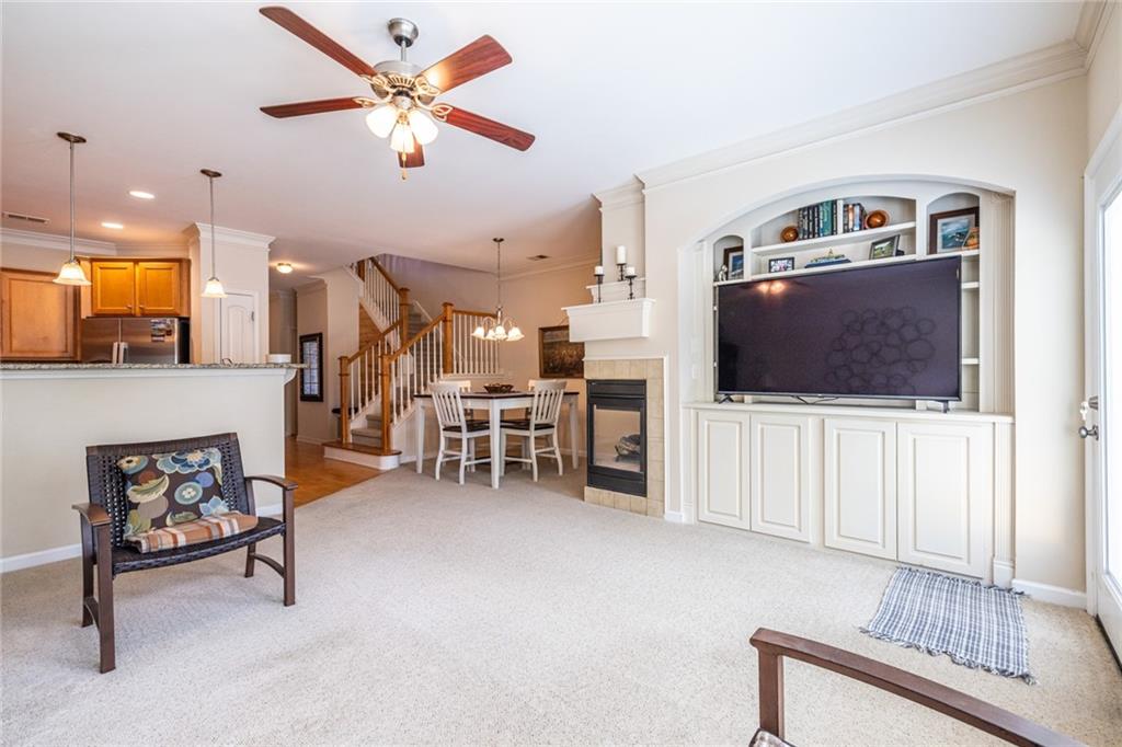 154 Trailside Way Hiram, GA 30141 - Photo 15 of 44 a living room with furniture and a flat screen tv