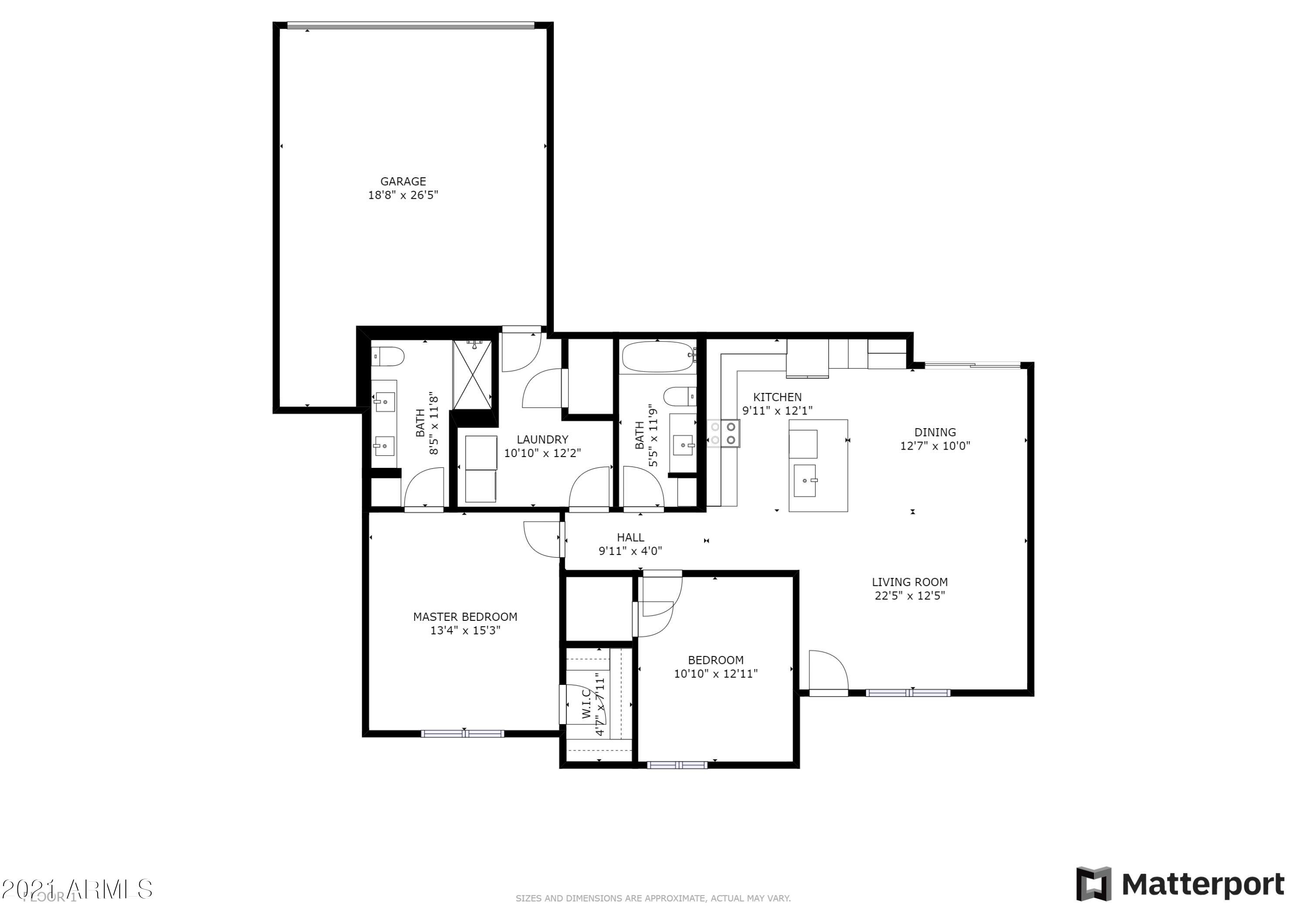 3900 East Baseline Road, Unit 111 Phoenix, AZ 85042 - Photo 31 of 31 Floorplan