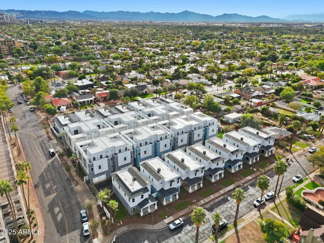 a view of city with mountain