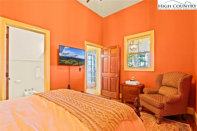 a view of a hallway with washer and dryer