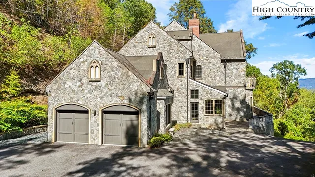 a view of a forest with a mountain and a forest