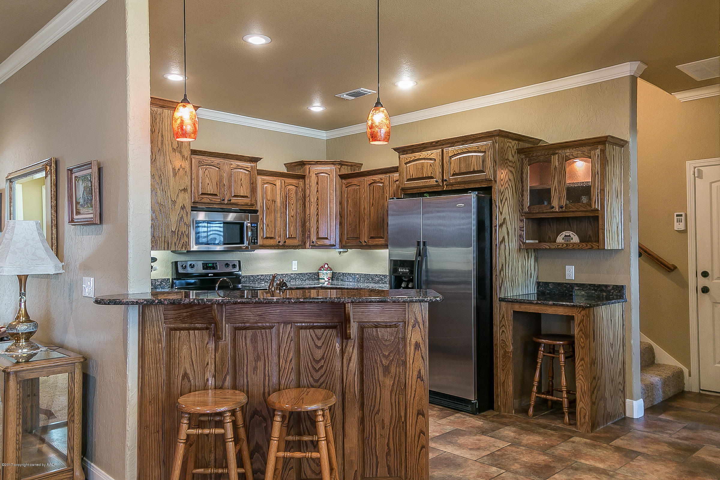 16451 Hope Road Canyon, TX 79015 - Photo 10 of 35 Breakfast Bar and Kitchen