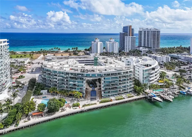 a view of a city with tall buildings