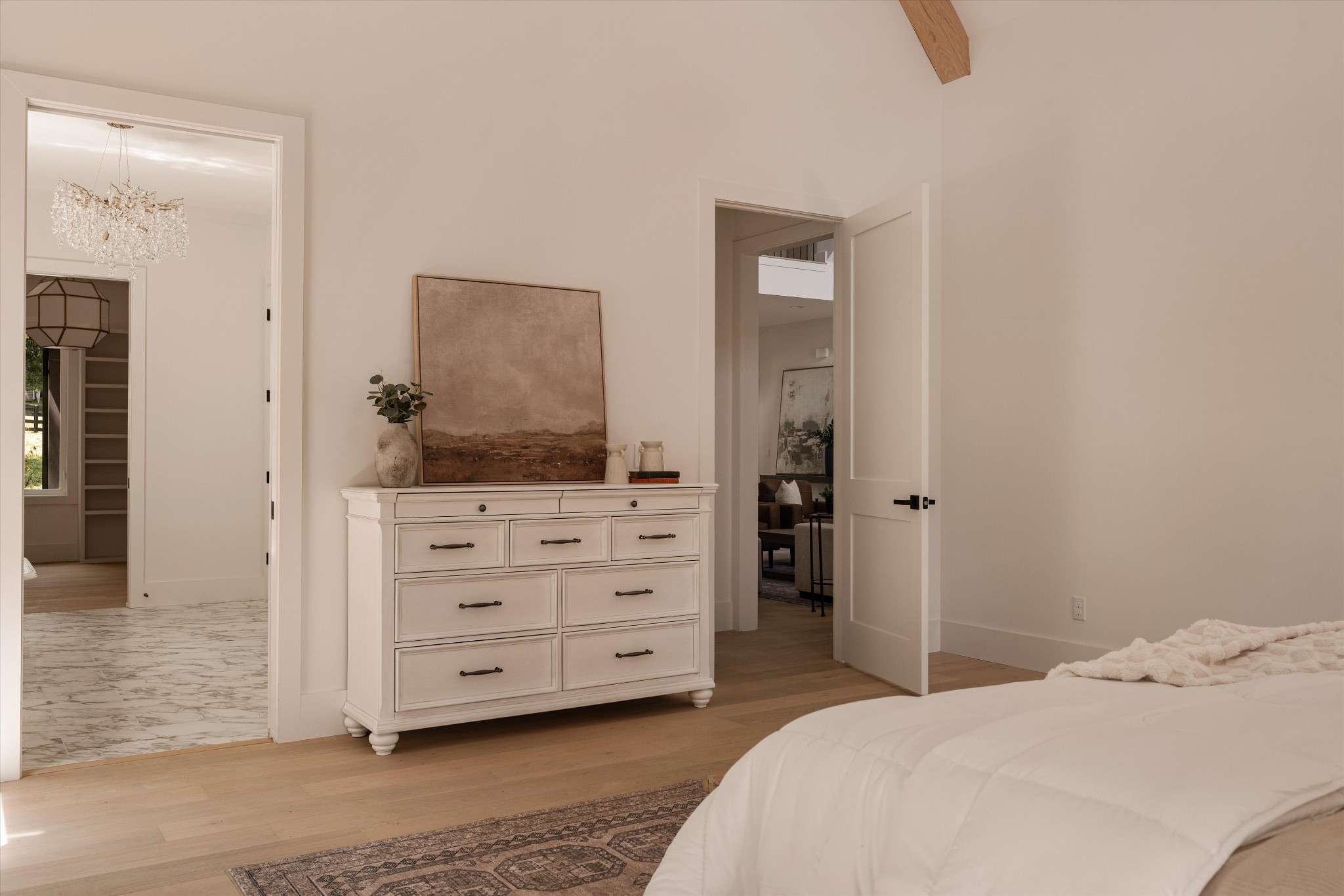 6801 Flat Creek Road College Grove, TN 37046 - Photo 37 of 66 a bedroom with a bed and a dresser