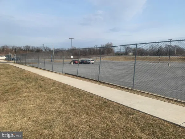 a view of a terrace with a lake view